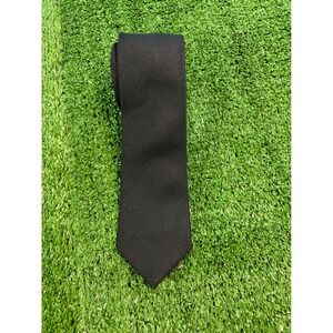 Tiger of Sweden Silk Classic Black Necktie Men's Fashion Formal Business